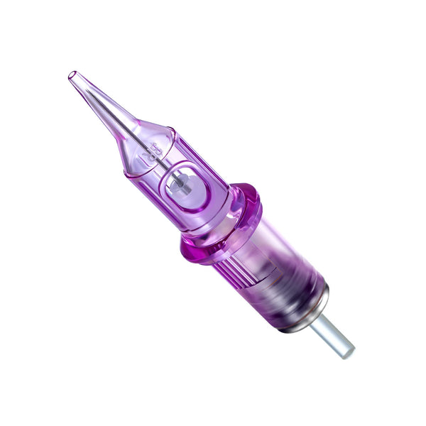 Big Wasp Purple Tattoo Needle Cartridges Round Liner with Safety